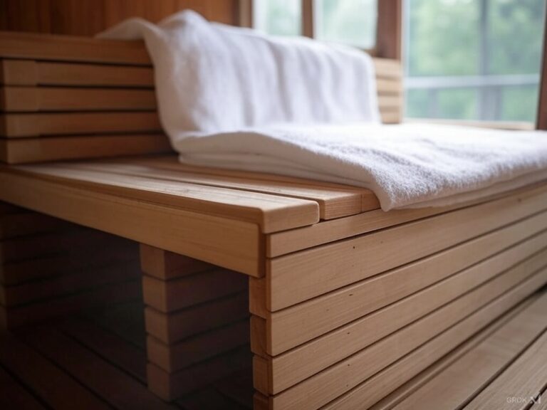 Sauna Blankets vs. Traditional Saunas – What’s Better? towel in indoor sauna